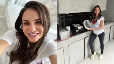 Η Ελένη Τσολάκη στο σπίτι της