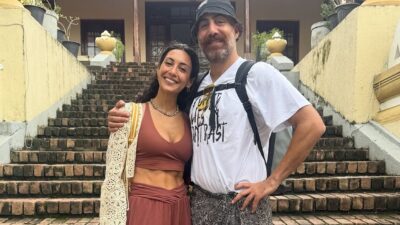 Η Ευγενία Σαμαρά με τον αδερφό της