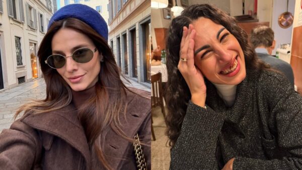 Η Ηλιάνα Παπαγεωργίου στο Μιλάνο με την αδερφή της