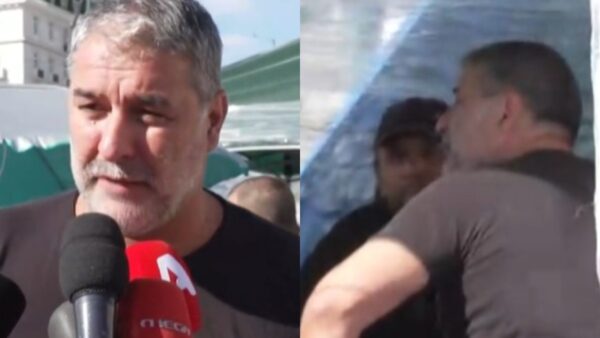 Ο Βασίλης Μπισμπίκης στο πλευρό του Πάνου Ρούτσι