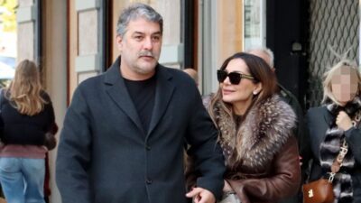 Ο Βασίλης Μπισμπίκης και η Δέσποινα Βανδή