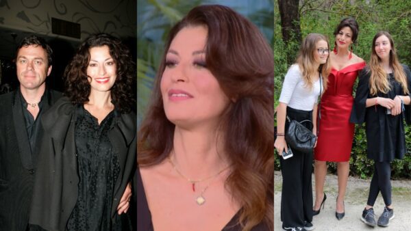 Η Δωροθέα Μερκούρη, ο πρώην σύζυγός της και οι κόρες τους