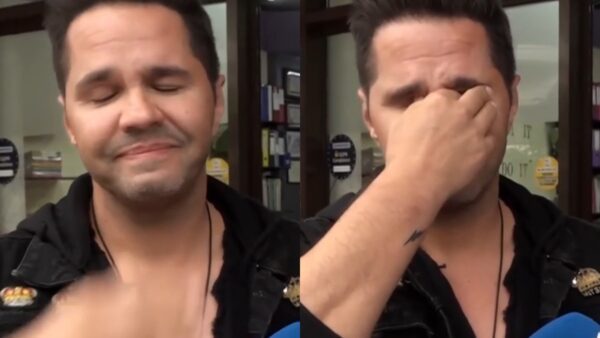 Ο Γιώργος Τσαλίκης κλαίει