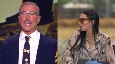 Ο Λάκης Γαβαλάς και η Ζενεβιέβ Μαζαρί