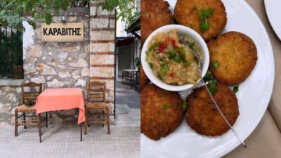 φαγητό και ο χώρος του εστιατορίου