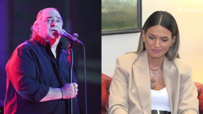 Ο Βασίλης Καρράς και η Έλενα Παναγιωτίδου