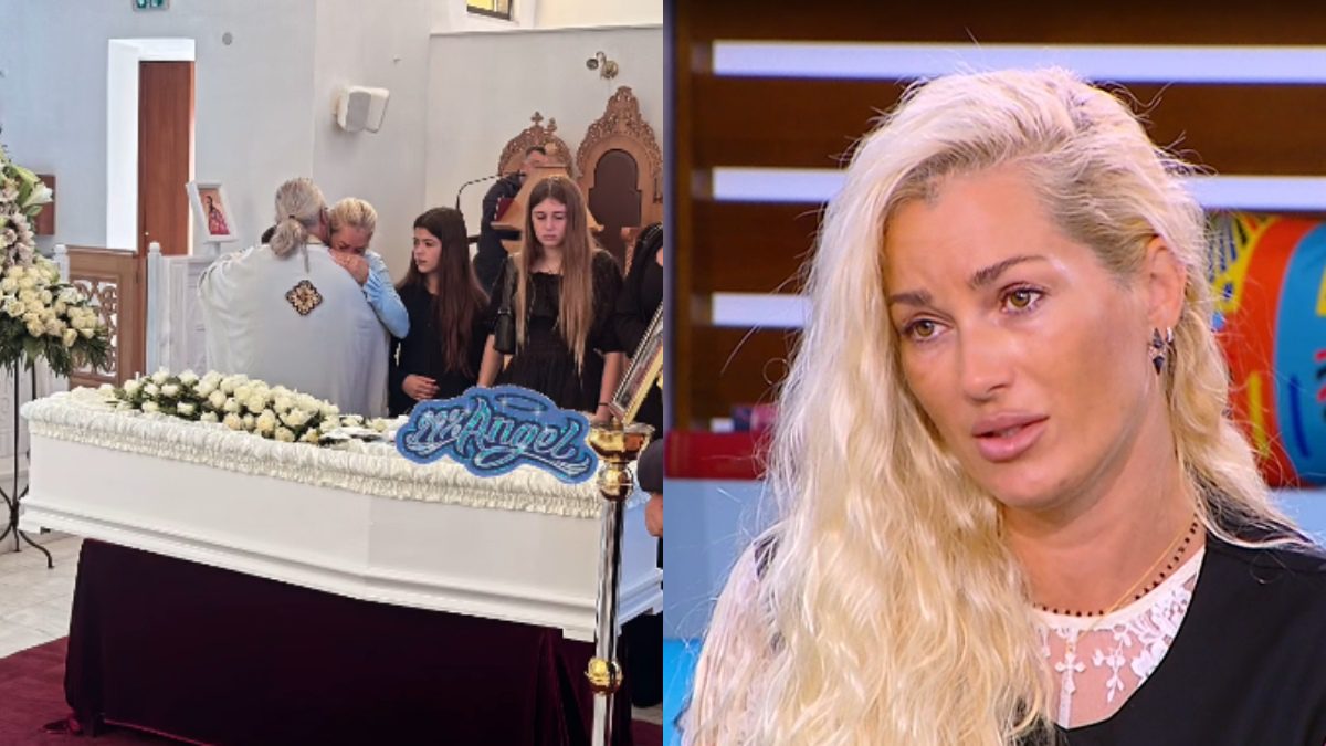 Η Βικτώρια Καρύδα και το φέρετρο της μητέρας της