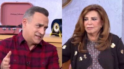 Ο Κρατερός Κατσούλης και η Μιμή Ντενίση