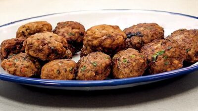 Κεφτεδάκια με ούζο