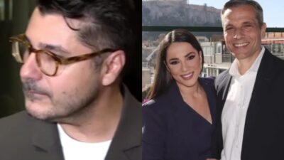 Ο Λάμπρος Κωνσταντάρας, η Ευλαμπία Ρέβη και ο Γιώργος Κουρδής