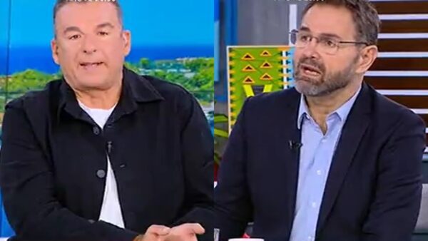 Ο Γιώργος Λιάγκας και ο Σταύρος Μπαλάσκας