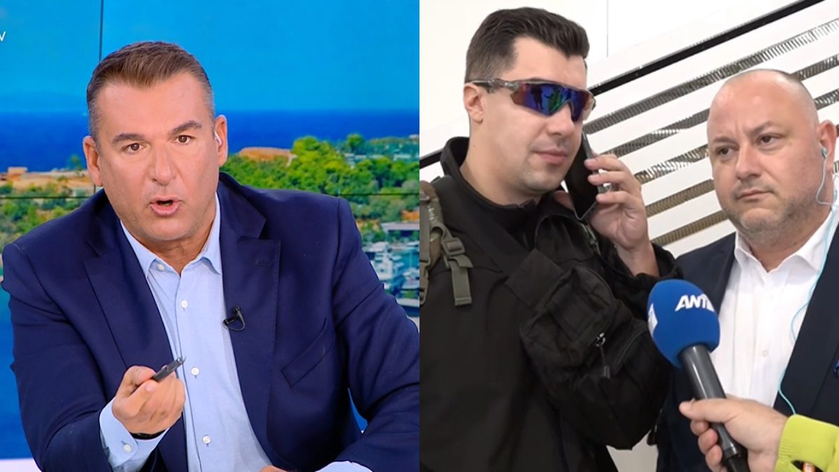 Ο Γιώργος Λιάγκας και ο Τάσος Ποτσέπης με τον δικηγόρο του