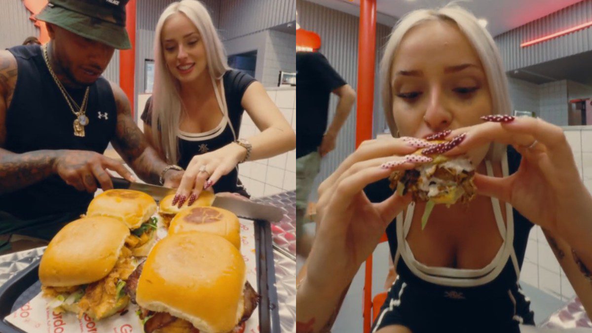 ο light με την κοπέλα του τρώνε το gordo