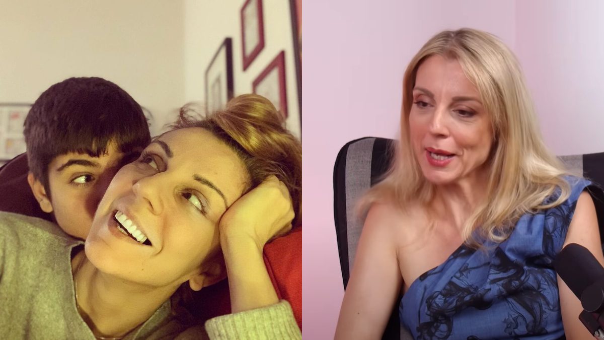 Η Ματίνα Νικολάου και ο γιος της