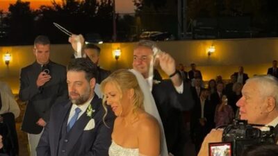 Ο Κυριάκος Μητσοτάκης κουμπάρος σε γάμο