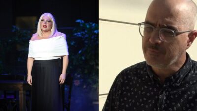 Η Δανάη Μπάρκα και ο Βαγγέλης Χαρισόπουλος