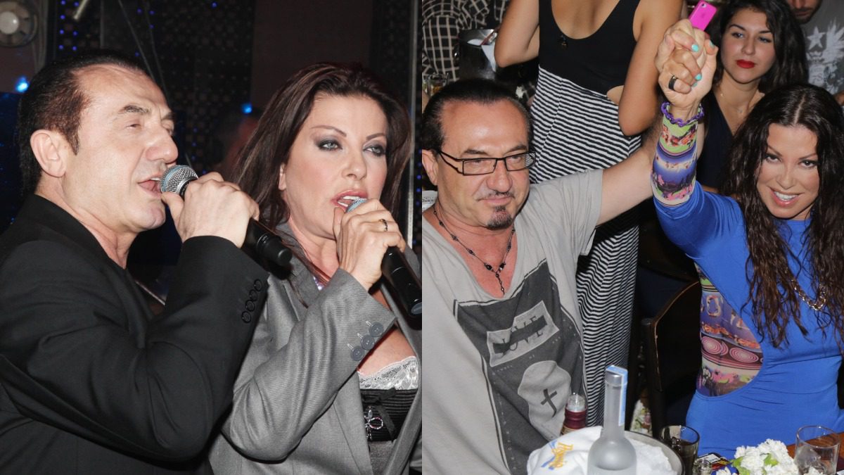 Ο Λευτέρης Πανταζής και η Άντζελα Δημητρίου