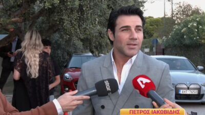 Ο Πέτρος Ιακωβίδης στην κάμερα του Happy Day
