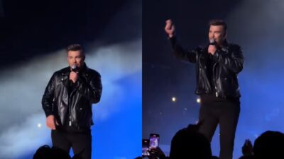 Ο Γιώργος Σαμπάνης σε συναυλία του