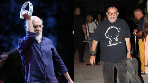 Ο Διονύσης Σαββόπουλος και ο Μίλτος Καρατζάς