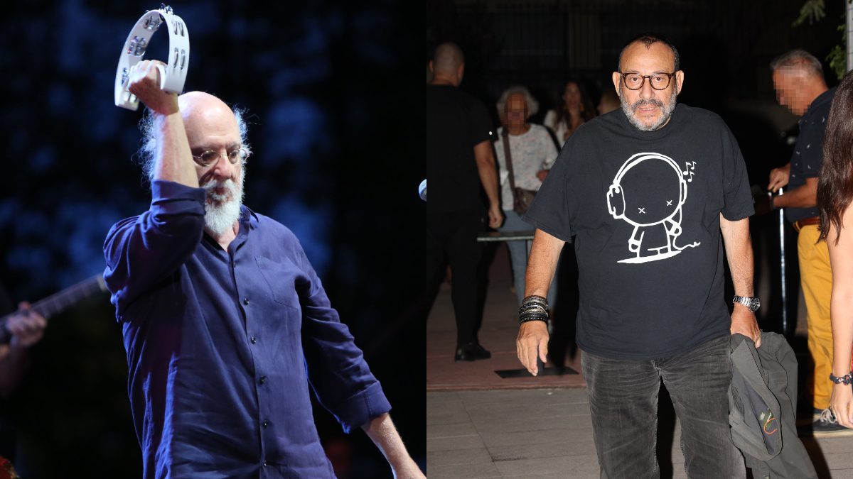 Ο Διονύσης Σαββόπουλος και ο Μίλτος Καρατζάς