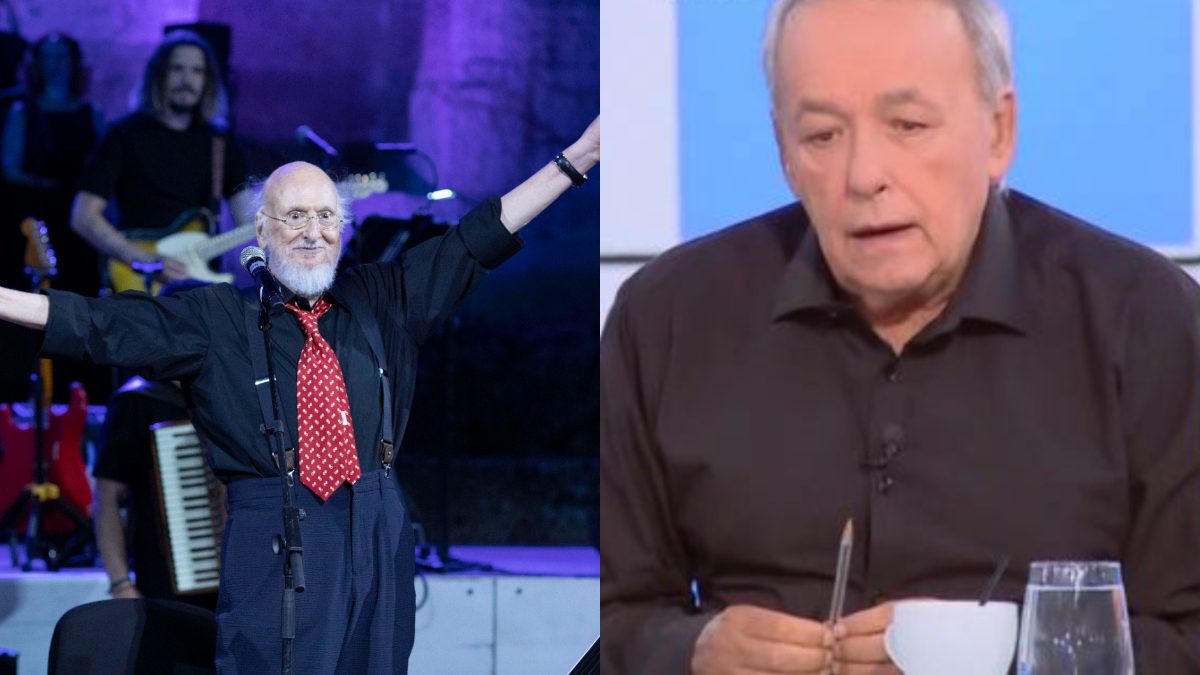 Ο Διονύσης Σαββόπουλος και ο Ανδρέας Μικρούτσικος