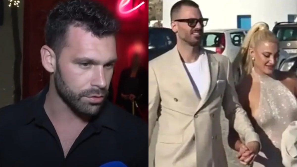 Ο Στάθης Σχίζας και η Ιωάννα Τούνη με τον νέο της σύντροφο