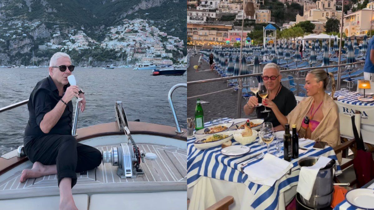 Ο Τάσος Δούσης στο Αμάλφι