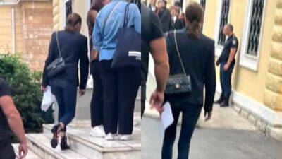 Η Τζίνα Αλιμόνου στο δικαστήριο