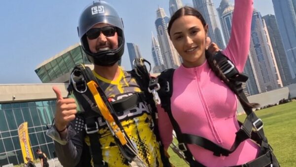 Η Ναυσικά Παναγιωτακοπούλου κάνει ελεύθερη πτώση