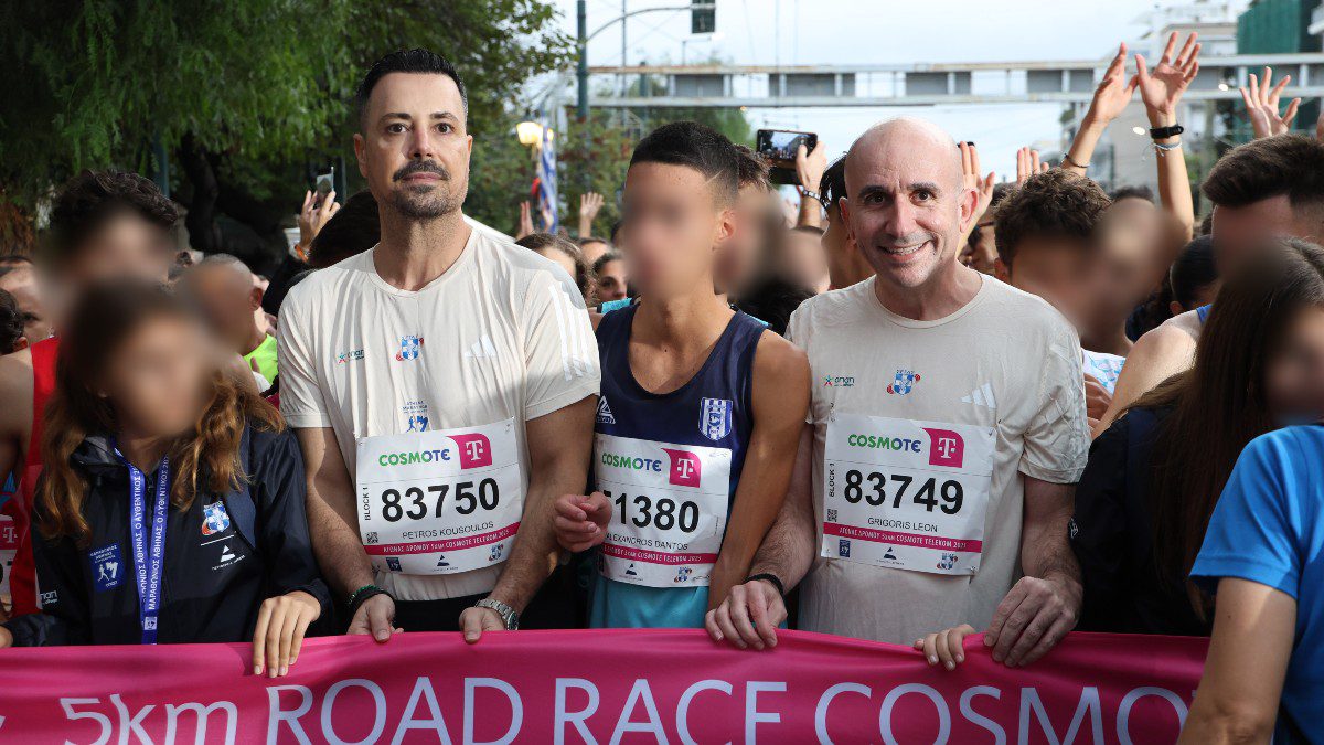 Πέτρος Κουσουλός, Γρηγόρης Λέων στον Μαραθώνιο της Αθήνας