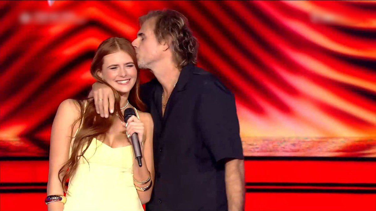 Ο Αλέξης Σέρκος με την κόρη του