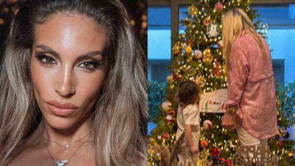 Η Αθηνα Οικονομάκου στόλισε Χριστουγεννιάτικο δέντρο