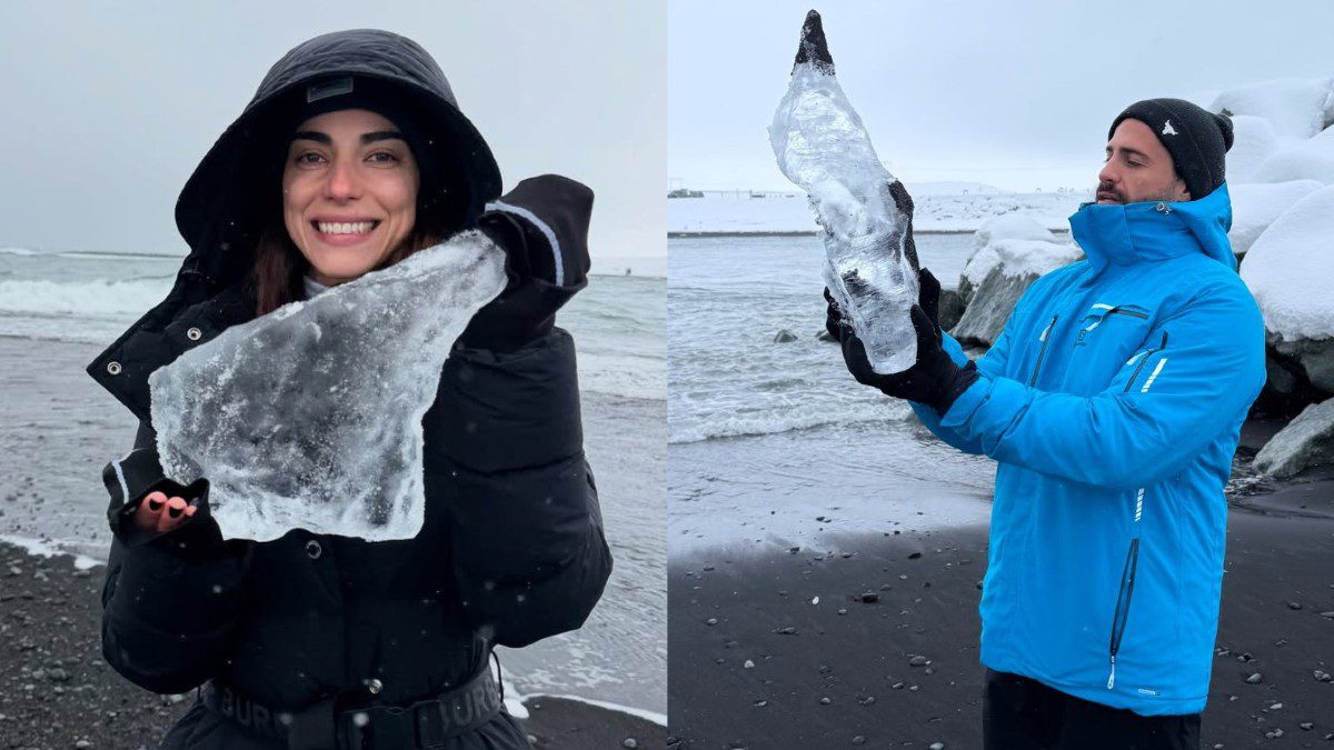 Ο Κωνσταντίνος Βασάλος και η Δανάη Βαρθολομάτου στην Ισλανδία