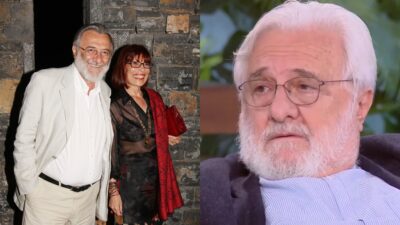 Ο Γιάννης Σμαραγδής και η σύζυγός του