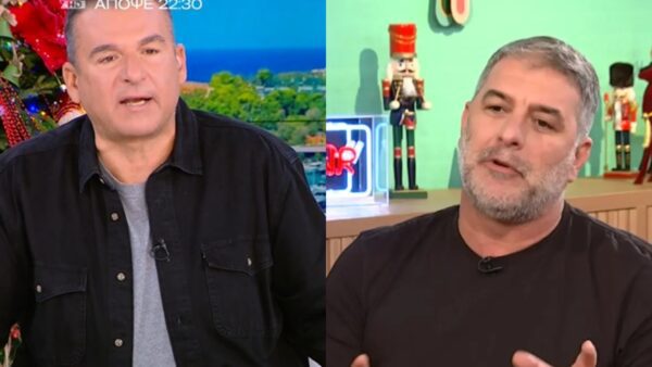 Ο Γιώργος Λιάγκας και ο Βασίλης Μπισμπίκης