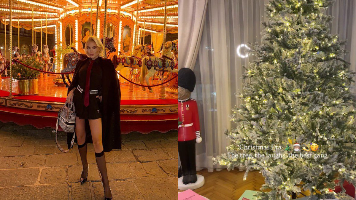 Η Αλεξάνδρα Παναγιώταρου και το χριστουγεννιάτικο δέντρο της