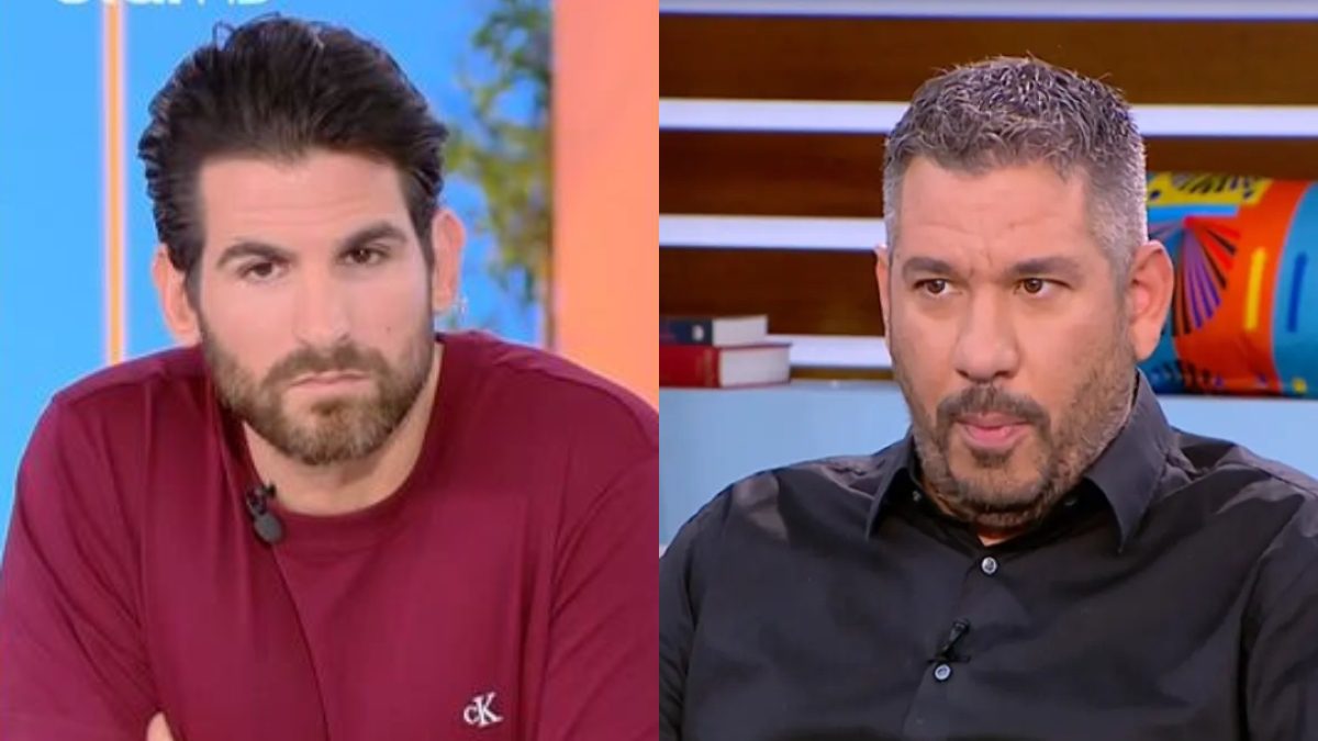 Ο Ετεοκλής Παύλου και ο Χάρης Λεμπιδάκης