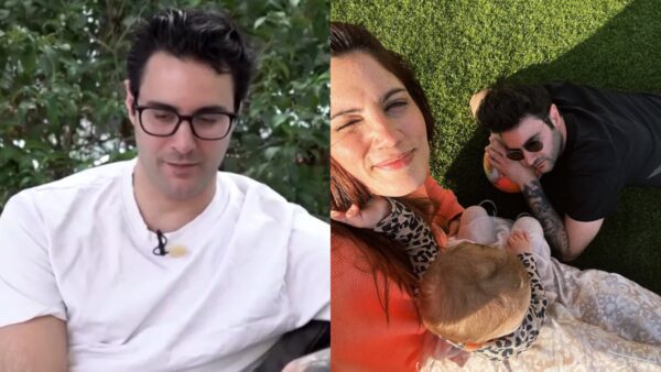 Ο Ίαν Στρατής, η Μαίρη Συνατσάκη και η κόρη τους