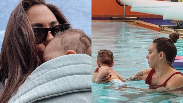 Η Ευρυδίκη Βαλαβάνη και ο γιος της