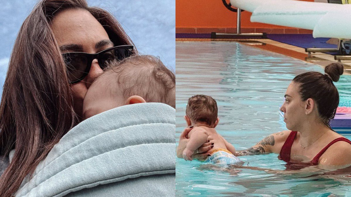 Η Ευρυδίκη Βαλαβάνη και ο γιος της