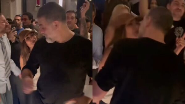 Δέσποινα Βανδή, Βασίλης Μπισμπίκης φιλί