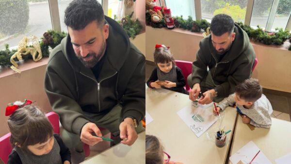 Ο Δημήτρης Αλεξάνδρου στη Μονάδα Προστασίας Παιδιού στην Πεντέλη