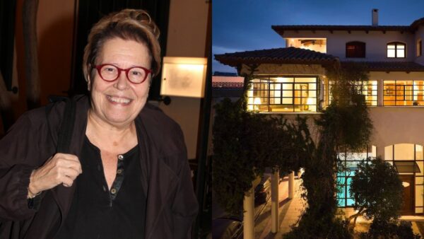 Η Δήμητρα Γαλάνη (αριστερά) το σπίτι της (δεξιά)