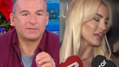 Ο Γιώργος Λιάγκας και η Αλεξάνδρα Παναγιώταρου