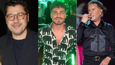 Ο Λάμπρος Κωνσταντάρας, ο Stef και ο Γιώργος Μαζωνάκης