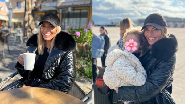 Η Ιωάννα Μαλέσκου με την κόρη της