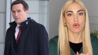 Ο Μιχάλης Δημητρακόπουλος και η Ιωάννα Τούνη