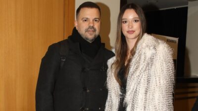 Ο Νίκος Απέργης και η σύζυγός του