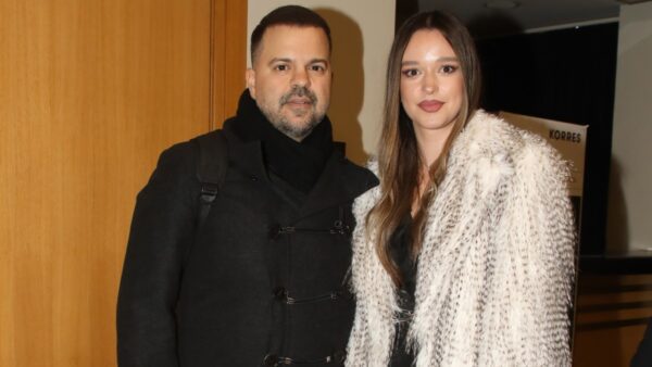 Ο Νίκος Απέργης και η σύζυγός του